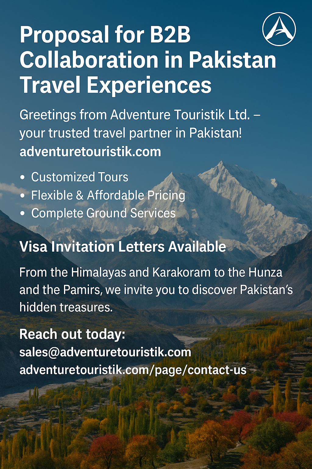 Proposal for B2B Collaboration in Pakistan Travel Experiences