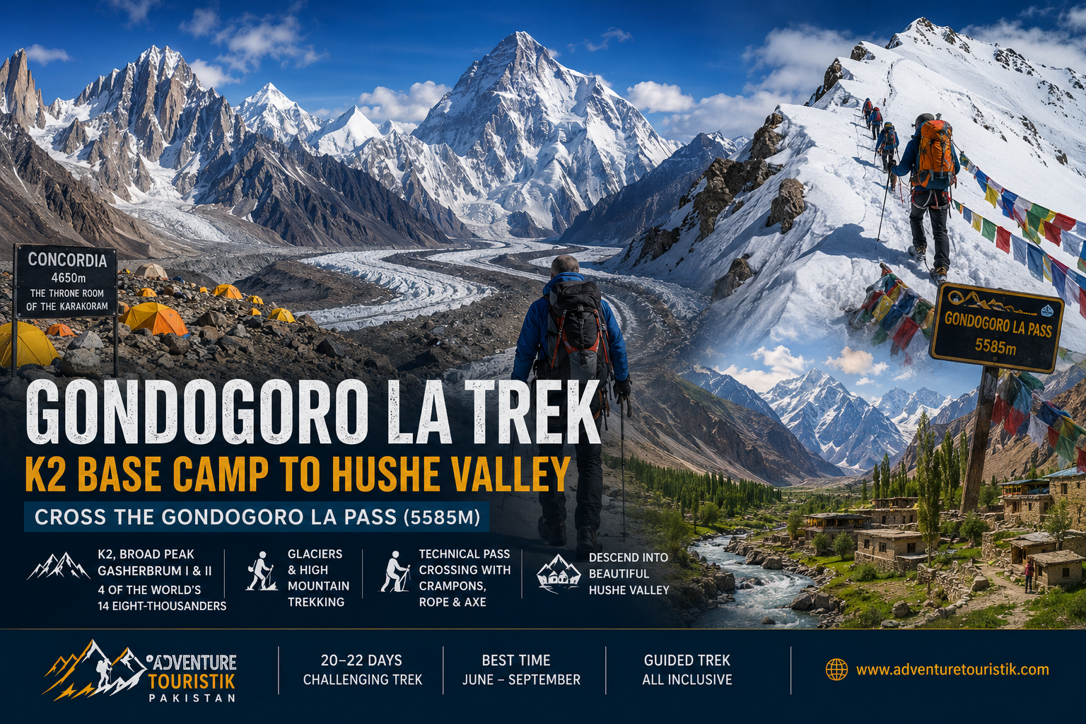 Gondogoro La Trek Pakistan: K2 to Hushe Valley Guide