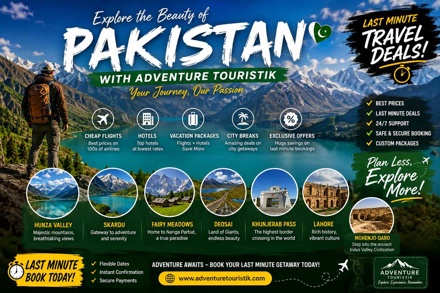 Last Minute Travel to Pakistan: The Ultimate Guide to Affordable Holidays, Flights, Hotels, Tours & City Breaks in 2026