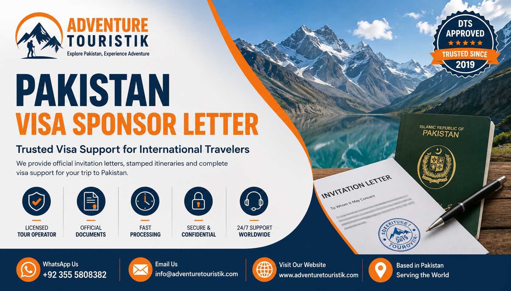 Pakistan Visa Sponsor Letter