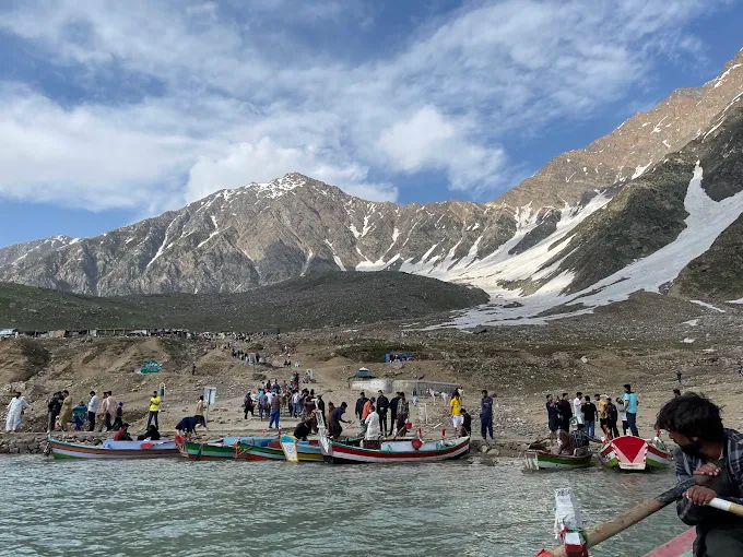 Saif-ul-Malook Lake landscape associated with the legend of Prince Saif-ul-Malook and Badi-ul-Jamal